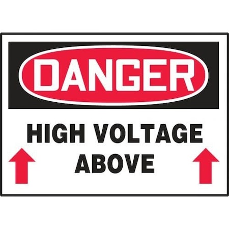 OSHA DANGER SAFETY LABEL HIGH LELC031VSP